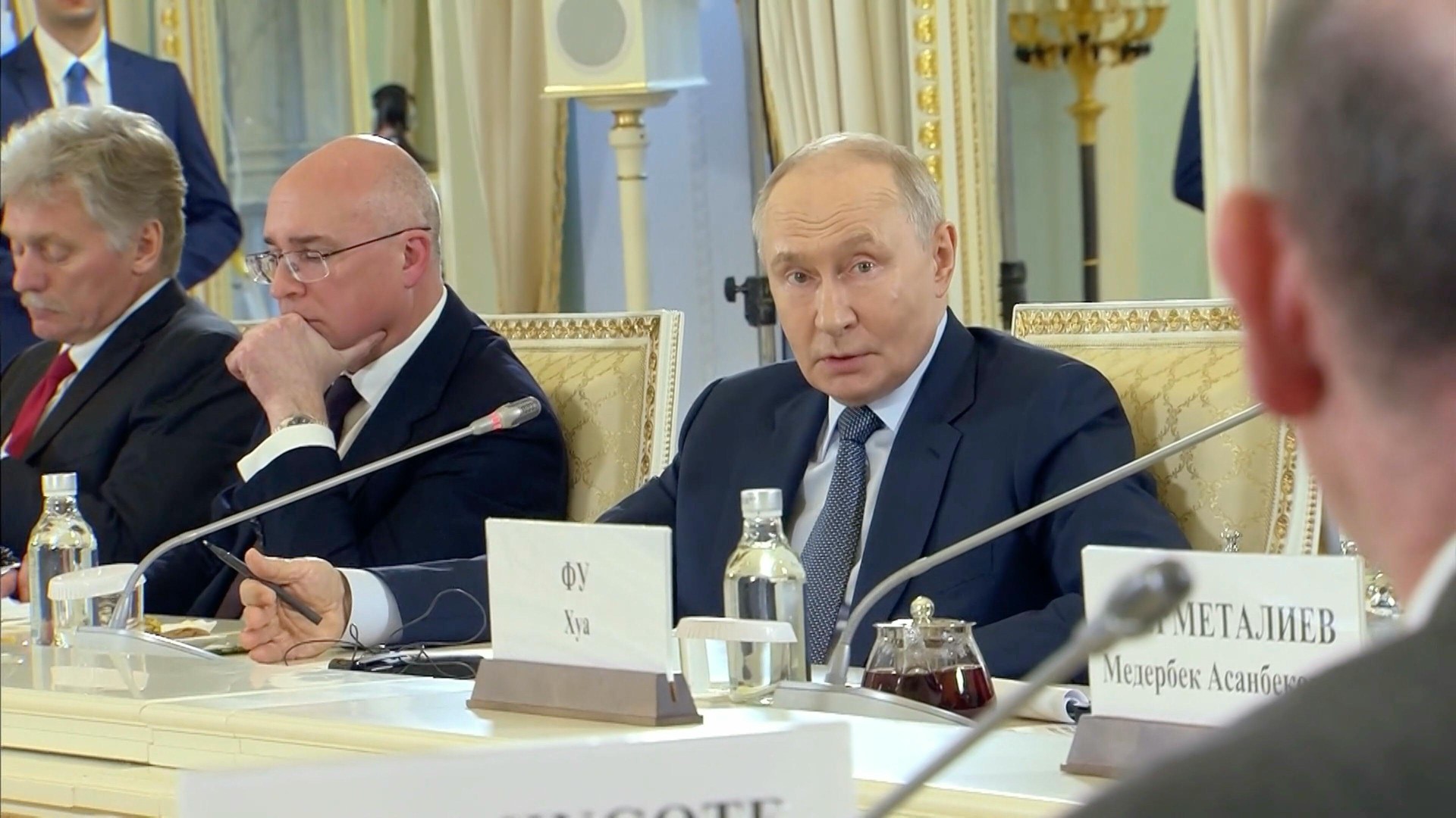 Russian President Vladimir Putin during a conference on June 5, 2026.