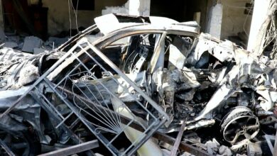 Images of damage at Jabal Amel Hospital after an overnight Israeli strike on the southern Lebanese coastal city of Tyre.