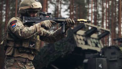(Representative only.) A British Army soldier during a military exercise. Photo: British Army