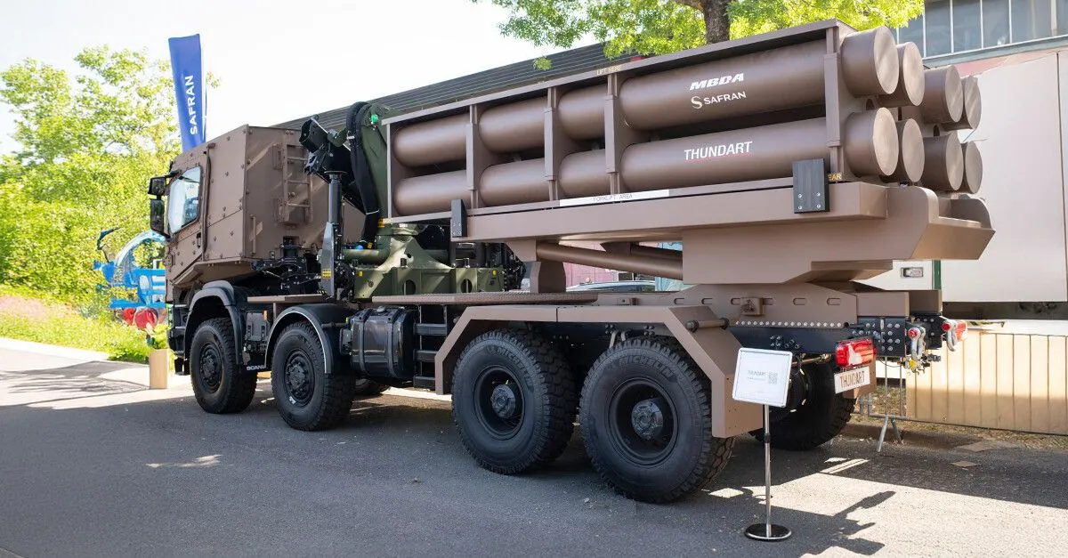 MBDA and Safran Electronics & Defense's THUNDART, the next-generation artillery system.