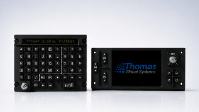 A keyboard unit and enhanced up-front display. Photo: Thomas Global Systems