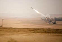 (Representative only.) Patriot missiles are launched during the Kuwaiti-led Sky Shield air defense exercise at the Udari Range Complex in Kuwait on Dec. 9, 2025. The exercise included forces from Kuwait, the United States, Bahrain, and the United Kingdom. Photo: US Central Command