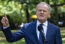 Poland's Prime Minister Donald Tusk. Photo: ANDRZEJ IWANCZUK/NurPhoto via AFP
