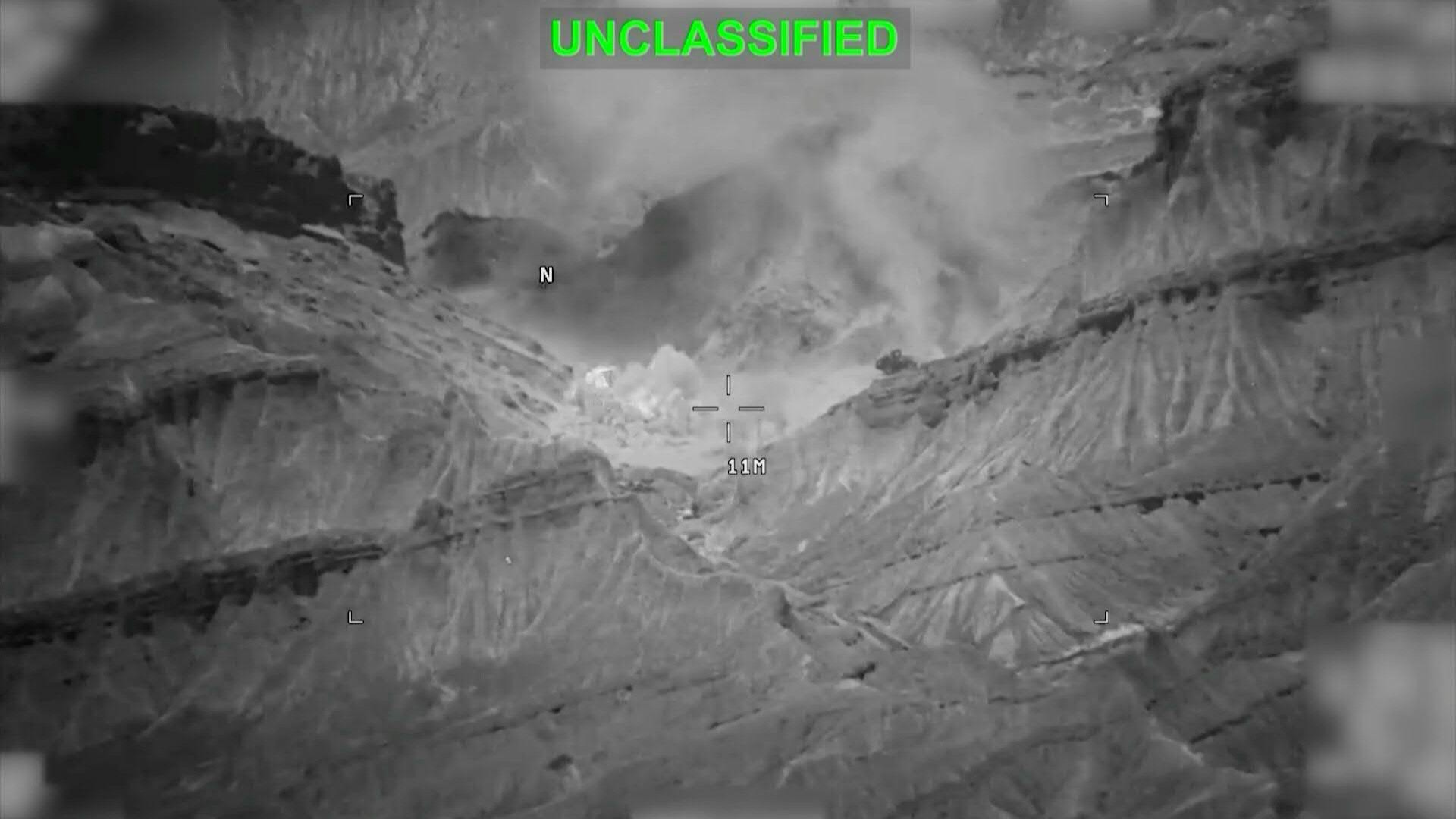 Footage released by the US Central Command on July 18 shows US forces launching what the military says are precision strikes targeting Iranian military capabilities.