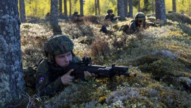 Finnish soldiers take part in a military exercise. Finland is among the first countries set to pilot NestAI’s sovereign AI models for battlefield autonomy and military command. Credit: Finnish Defence Forces/Maavoimat