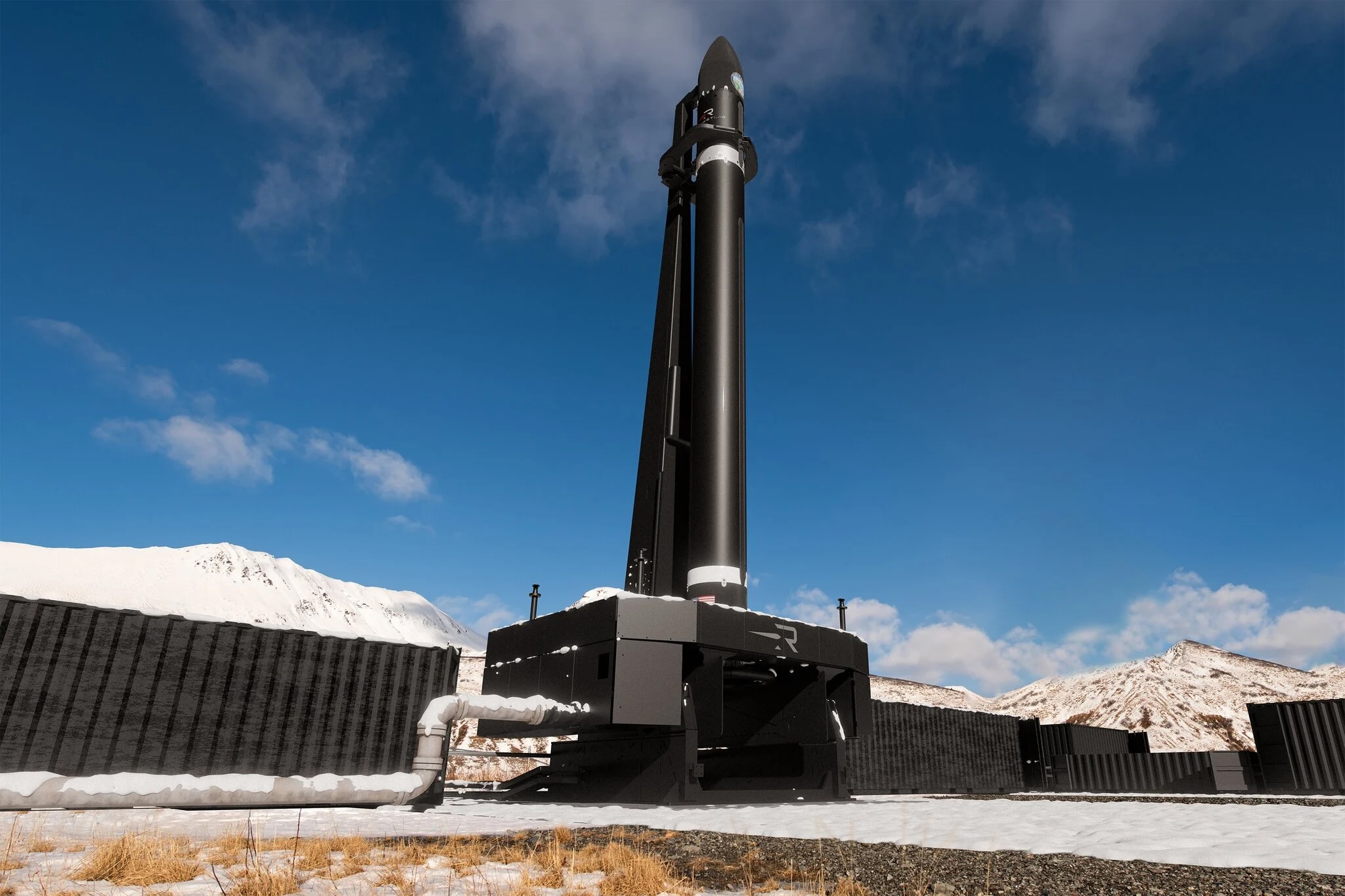 Rocket Lab’s launch deck.  