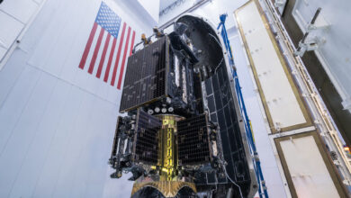 Northrop Grumman’s mission robotic vehicle launches.