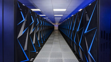 Supercomputer 1. High-performance computing systems support AI-driven scientific research and large-scale data analysis for national security applications. Photo: US Department of Energy