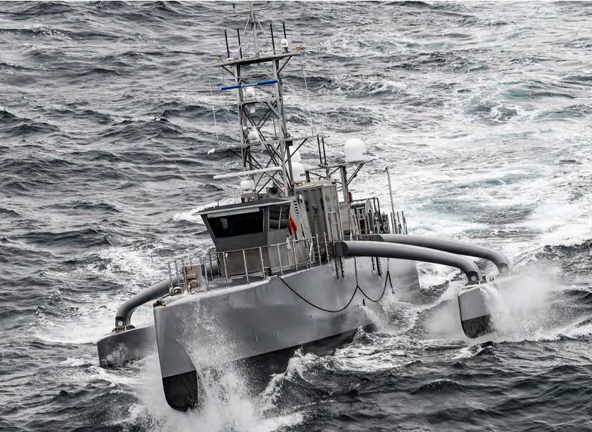 ONR delivered the Medium Displacement Unmanned Surface Vessel (MDUSV) Seahawk to the Fleet in 2026. The vessel can perform multiple mission sets, and together with its predecessor Sea Hunter, represents critical new capability for the Warfighter.